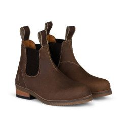 Botines de equitación niño Horze Morella en cuero