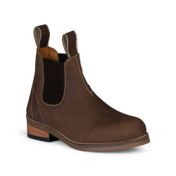Botines de equitación niño Horze Morella en cuero