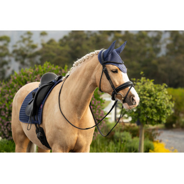 Capucha antimoscas LeMieux Air-Tek de tejido de malla Sombra Azul