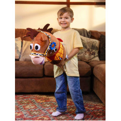 Caballo de palo Disney Bullseye para equitación infantil