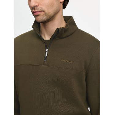 Sudadera con cremallera LeMieux para hombre Alpino Marr&amp;amp;amp;oacute;n