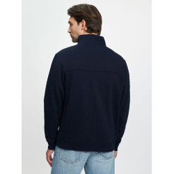 Sudadera con cremallera LeMieux para hombre Marino Azul marino