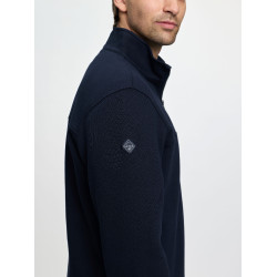 Sudadera con cremallera LeMieux para hombre Marino Azul marino