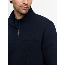 Sudadera con cremallera LeMieux para hombre Marino Azul marino