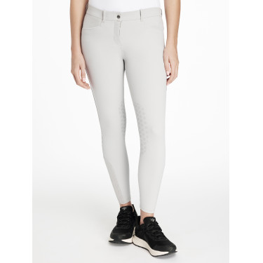 Pantalón de equitación con rodilleras de silicona Imogen Gris claro