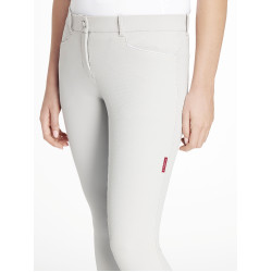 Pantalón de equitación con rodilleras de silicona Imogen Gris claro