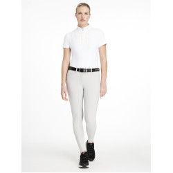 Pantalón de equitación con rodilleras de silicona Imogen Gris claro