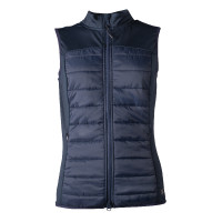 Chaleco sin mangas HKM de jersey/nylón Basel II Style para mujer Azul profundo