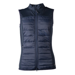 Chaleco sin mangas HKM de jersey/nylón Basel II Style para mujer Azul profundo