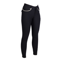 Pantalón Lauria Garrelli Limone de mujer con asiento completo de silicona Negro Pantalón Lauria Garrelli Limone de mujer con asiento completo de silicona Negro
