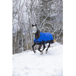 Manta Equi-Theme TYREX 1200D Aisance High Neck Azúl / negro Manta Equi-Theme TYREX 1200D Aisance High Neck Azúl / negro