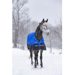 Manta Equi-Theme TYREX 1200D Aisance High Neck Azúl / negro Manta Equi-Theme TYREX 1200D Aisance High Neck Azúl / negro