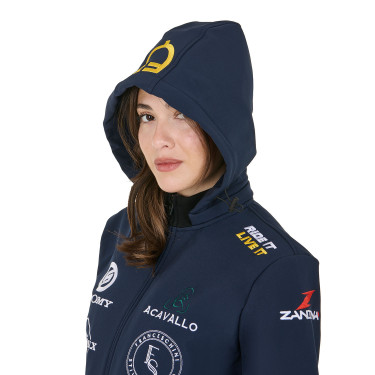Chaqueta Softshell Equestro New Style Multilogo Americana marina Azul marino Chaqueta Softshell Equestro New Style Multilogo Americana marina Azul marino
