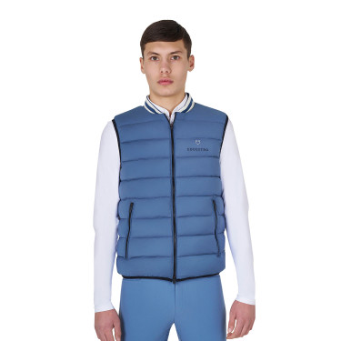 Chaleco sin mangas para hombre Equestro de nailon Mar de Bering Azul
