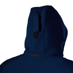 Chaqueta de hombre Equestro impermeable y cortaviento de nailon Americana marina Azul marino