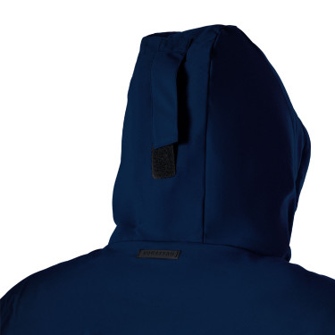 Chaqueta de hombre Equestro impermeable y cortaviento de nailon Americana marina Azul marino