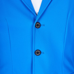 Chaqueta de concurso para hombre Equestro x FISE de tres botones Azul de Savoie Chaqueta de concurso para hombre Equestro x FISE de tres botones Azul de Savoie