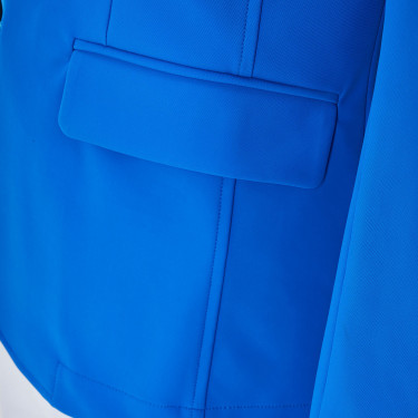 Chaqueta de concurso para hombre Equestro x FISE de tres botones Azul de Savoie Chaqueta de concurso para hombre Equestro x FISE de tres botones Azul de Savoie