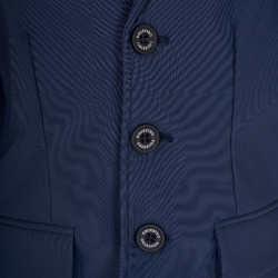 Chaqueta de concurso infantil unisex Equestro x FISE de tres botones Americana marina Azul marino Chaqueta de concurso infantil unisex Equestro x FISE de tres botones Americana marina Azul marino