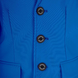 Chaqueta de concurso infantil unisex Equestro x FISE de tres botones Azul de Savoie