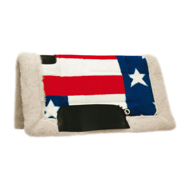 Manta western Burioni Pile USA EE. UU. Azul