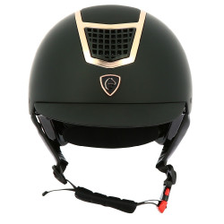 Casco EQUITHEME Airy Negro / negro brillo