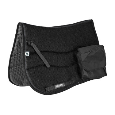 Manta de silla inglesa Burioni bolsillos TT + Sympa Negro