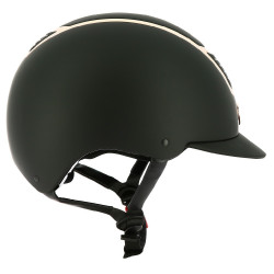 Casco EQUITHEME Airy Negro / negro brillo