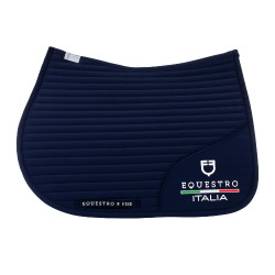Mantilla de salto Equestro x FISE con logo bordado Americana marina Azul marino Mantilla de salto Equestro x FISE con logo bordado Americana marina Azul marino