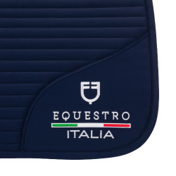 Mantilla de salto Equestro x FISE con logo bordado Americana marina Azul marino Mantilla de salto Equestro x FISE con logo bordado Americana marina Azul marino
