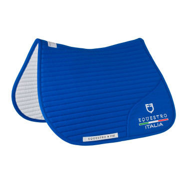 Mantilla de salto Equestro x FISE con logo bordado Azul de Savoie Mantilla de salto Equestro x FISE con logo bordado Azul de Savoie
