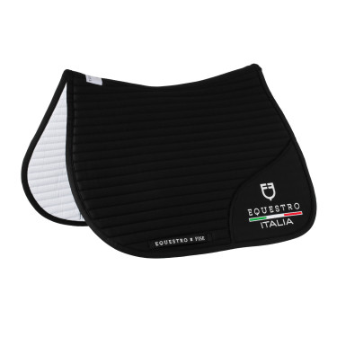 Mantilla de salto Equestro x FISE con logo bordado Negro Mantilla de salto Equestro x FISE con logo bordado Negro