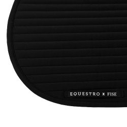 Mantilla de salto Equestro x FISE con logo bordado Negro Mantilla de salto Equestro x FISE con logo bordado Negro