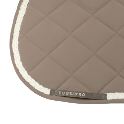 Manta de salto Equestro con cordón trenzado Nogal / blanco antiguo Marr&amp;amp;amp;oacute;n