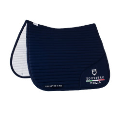 Manta de doma Equestro x FISE con logo bordado Americana marina Azul marino Manta de doma Equestro x FISE con logo bordado Americana marina Azul marino