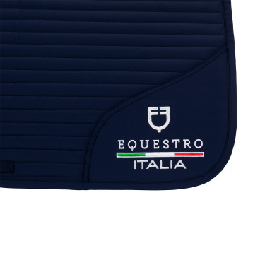 Manta de doma Equestro x FISE con logo bordado Americana marina Azul marino Manta de doma Equestro x FISE con logo bordado Americana marina Azul marino