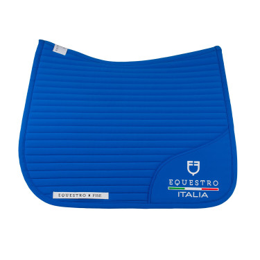 Manta de doma Equestro x FISE con logo bordado Azul de Savoie