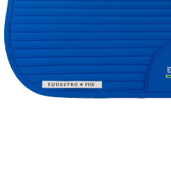 Manta de doma Equestro x FISE con logo bordado Azul de Savoie