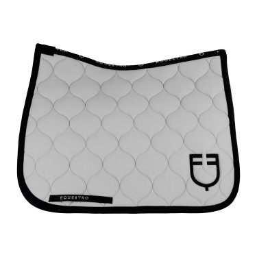 Manta de doma Equestro acolchada tipo cebolla Bruma portuaria Blanco