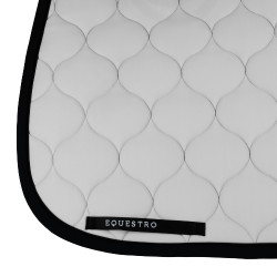 Manta de doma Equestro acolchada tipo cebolla Bruma portuaria Blanco