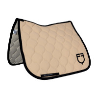 Manta de doma Equestro acolchada tipo cebolla Oxford tostado Rosa