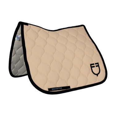 Manta de doma Equestro acolchada tipo cebolla Oxford tostado Rosa
