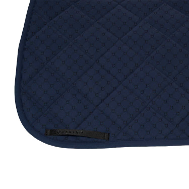 Mantilla de doma Equestro con monograma estampado Blazer marino / negro Azul marino