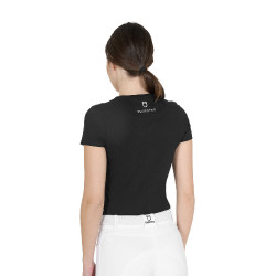Camiseta ecuestre mujer Equestro algodón manga corta Camiseta ecuestre mujer Equestro algodón manga corta