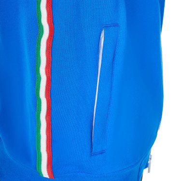 Sudadera polar hombre Equestro x FISE Azul de Savoie