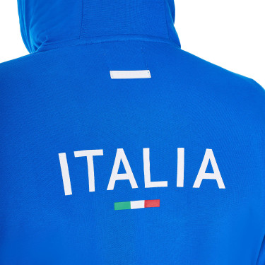 Sudadera polar hombre Equestro x FISE Azul de Savoie