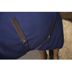 Manta polar Equi-Theme Teddy Azul marino Manta polar Equi-Theme Teddy Azul marino