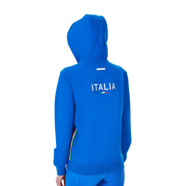 Sudadera polar para mujer Equestro x FISE Azul de Savoie Sudadera polar para mujer Equestro x FISE Azul de Savoie