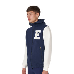 Sudadera equitación hombre Equestro bicolor con cremallera Sudadera equitación hombre Equestro bicolor con cremallera