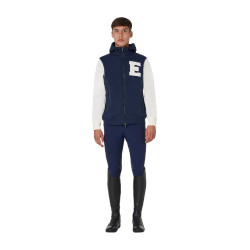 Sudadera equitación hombre Equestro bicolor con cremallera Sudadera equitación hombre Equestro bicolor con cremallera